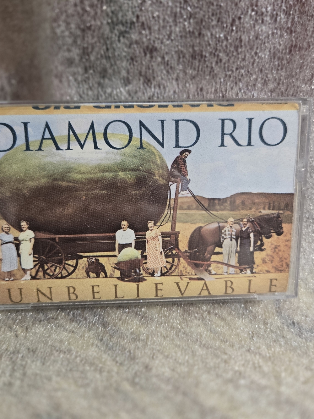 cassette tape release of Diamond Rio's 1998 country album, Unbelievable